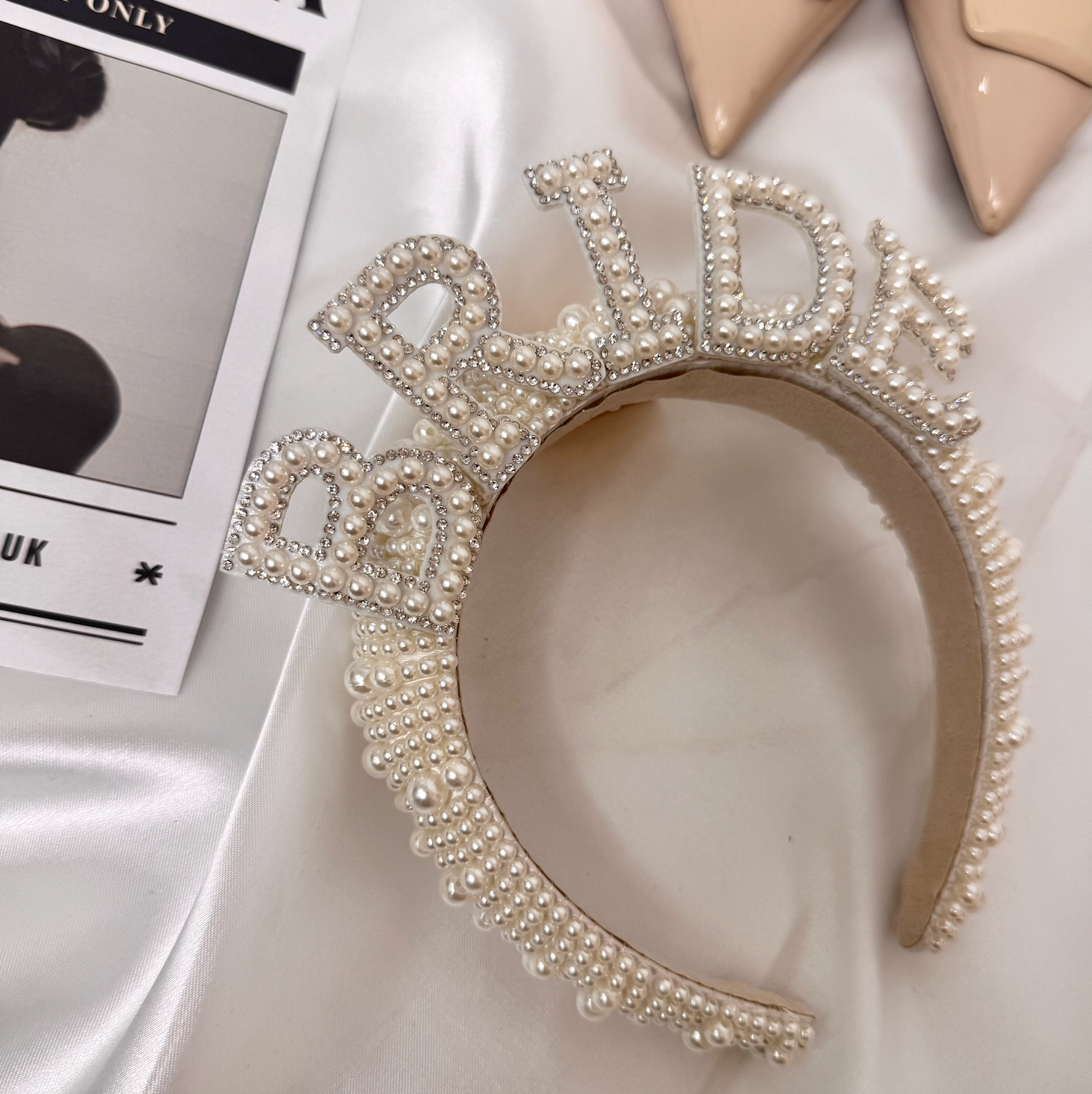 Bride Pear headband