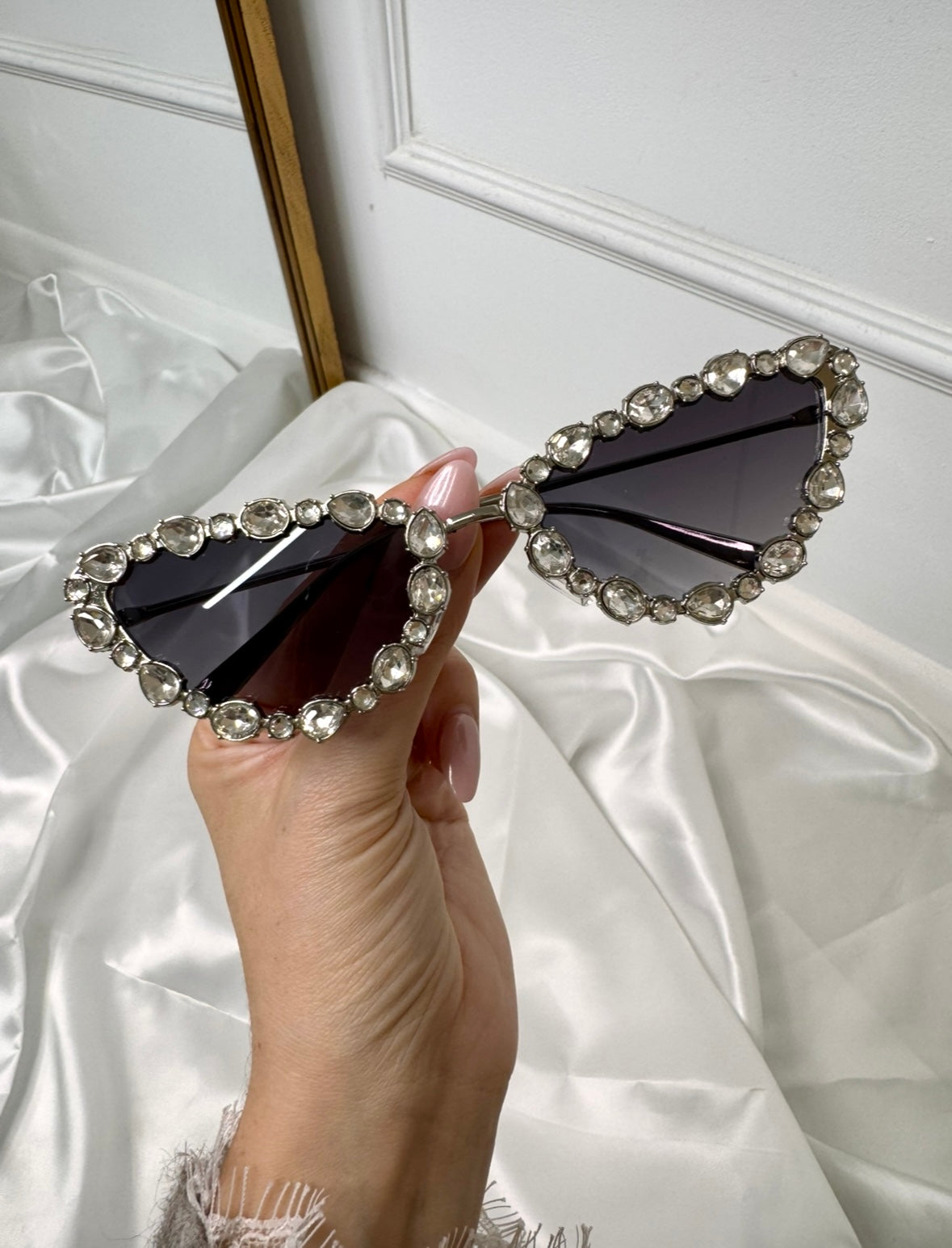 Cat eye jewelled Wedding, Hen Party sunglasses