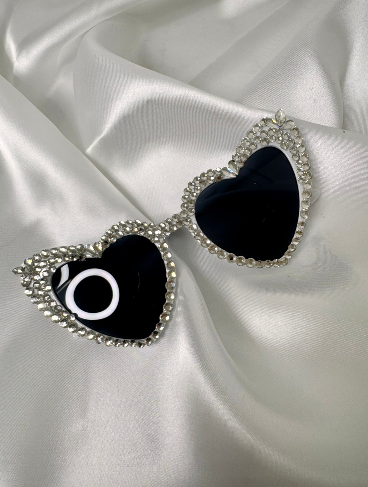 White Heart diamanté Wedding, Hen Party sunglasses