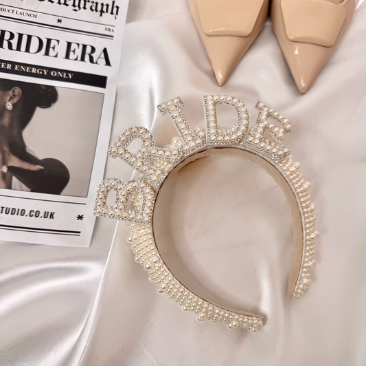 Bride Pear headband
