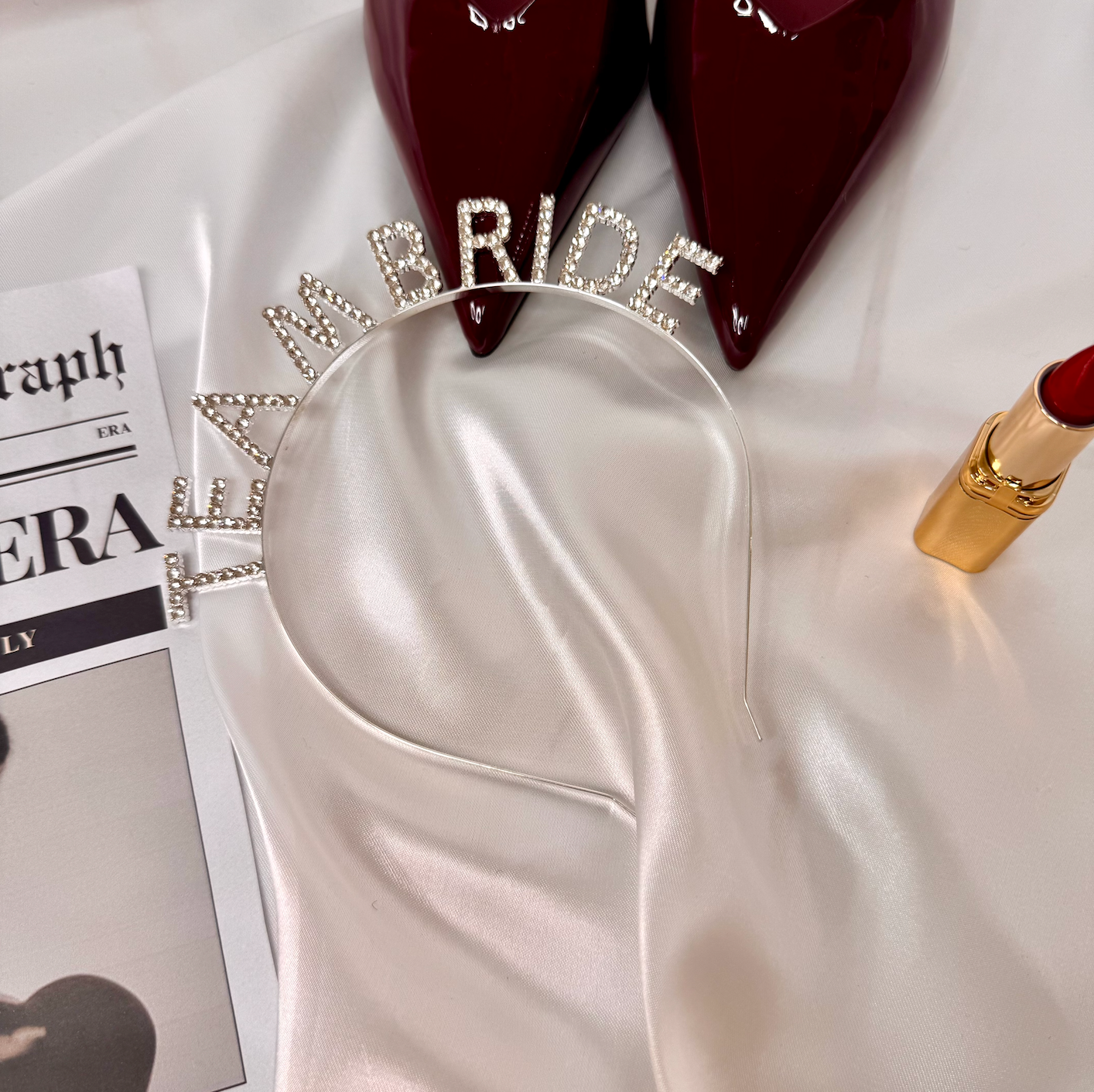 Team Bride Diamanté headband